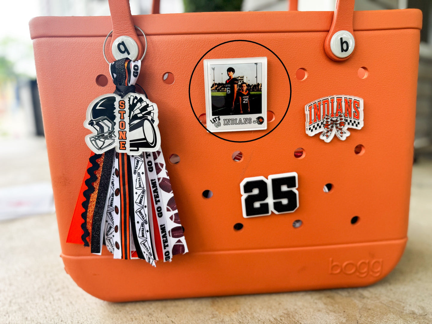 Let’s go Mascot Polaroid Charm