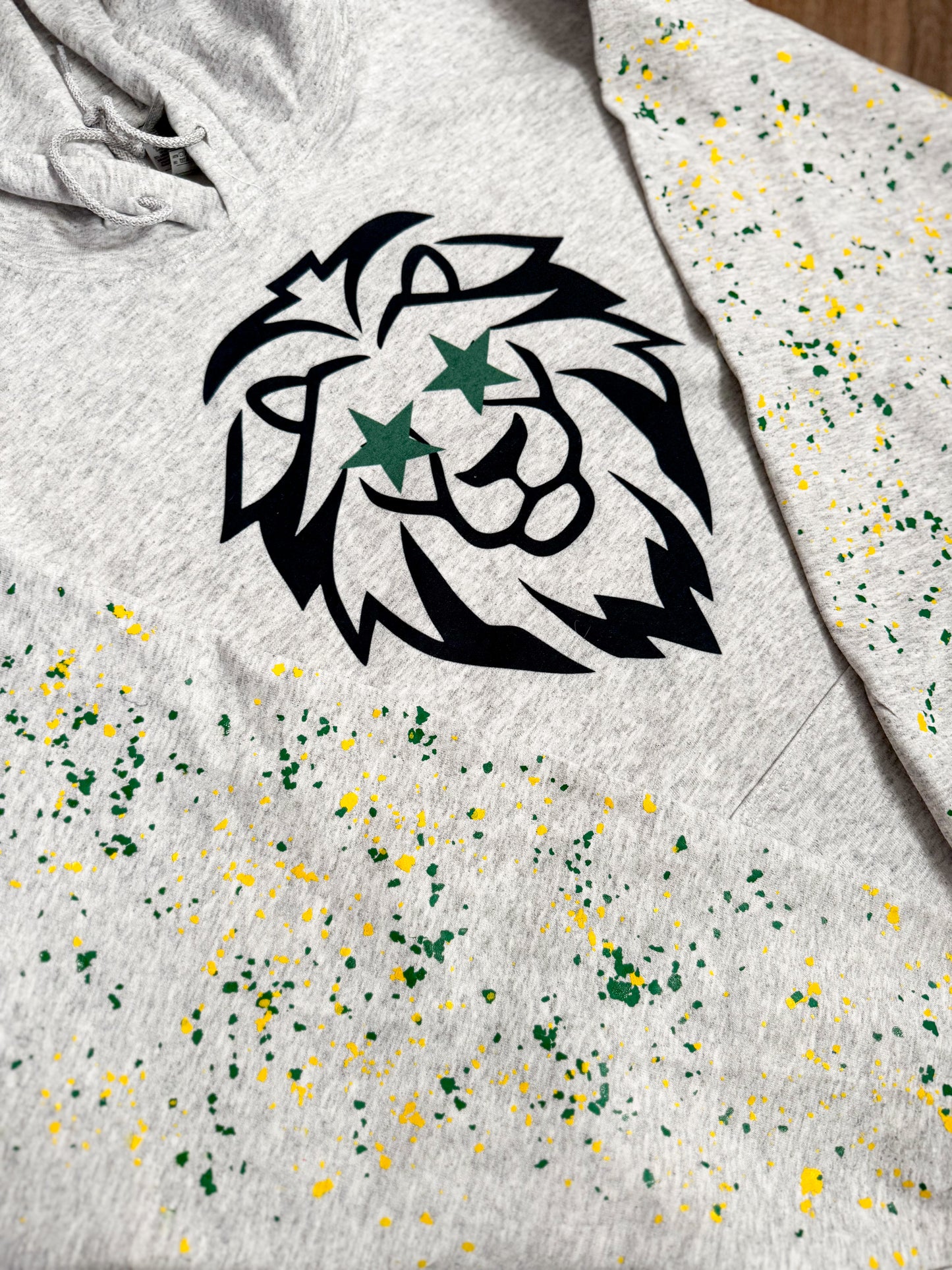 Youth logo confetti sleeve HOODIE