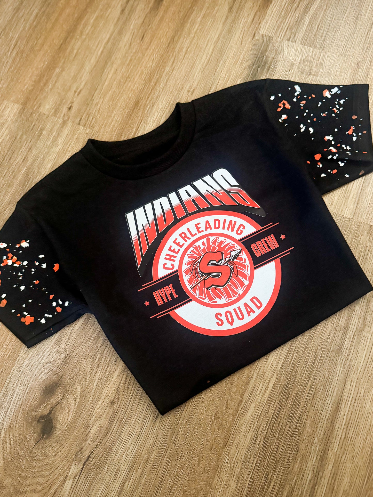 INDIANS confetti Cheer Hype Crew