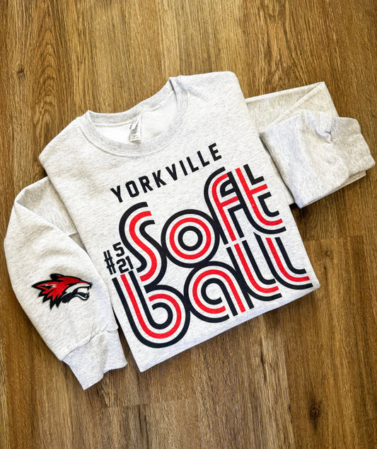 Retro Softball Crew