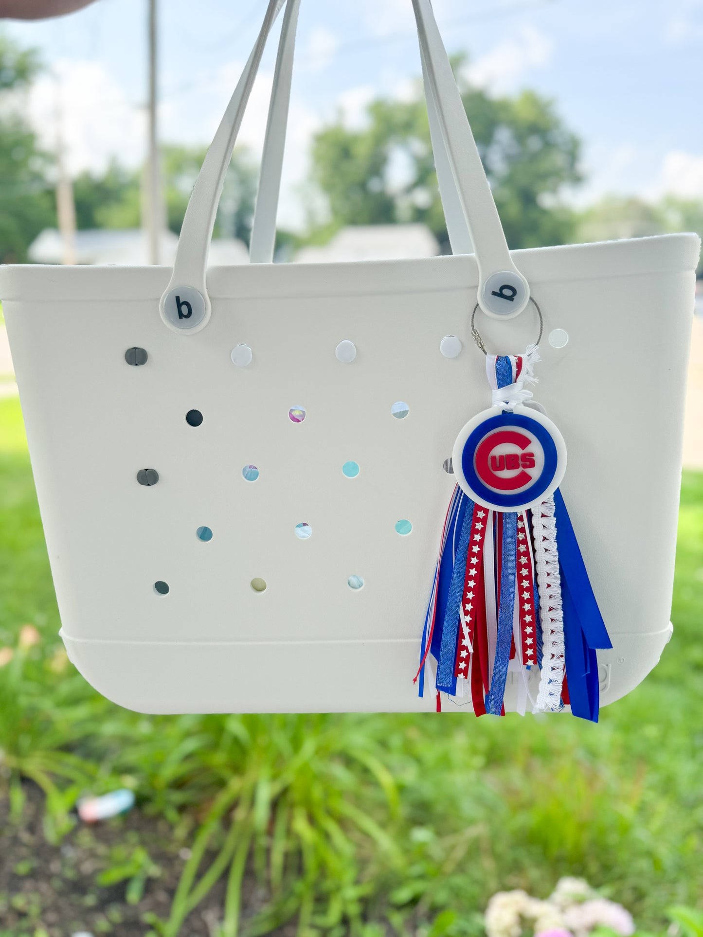 Cubs Bag Tassel & Charm