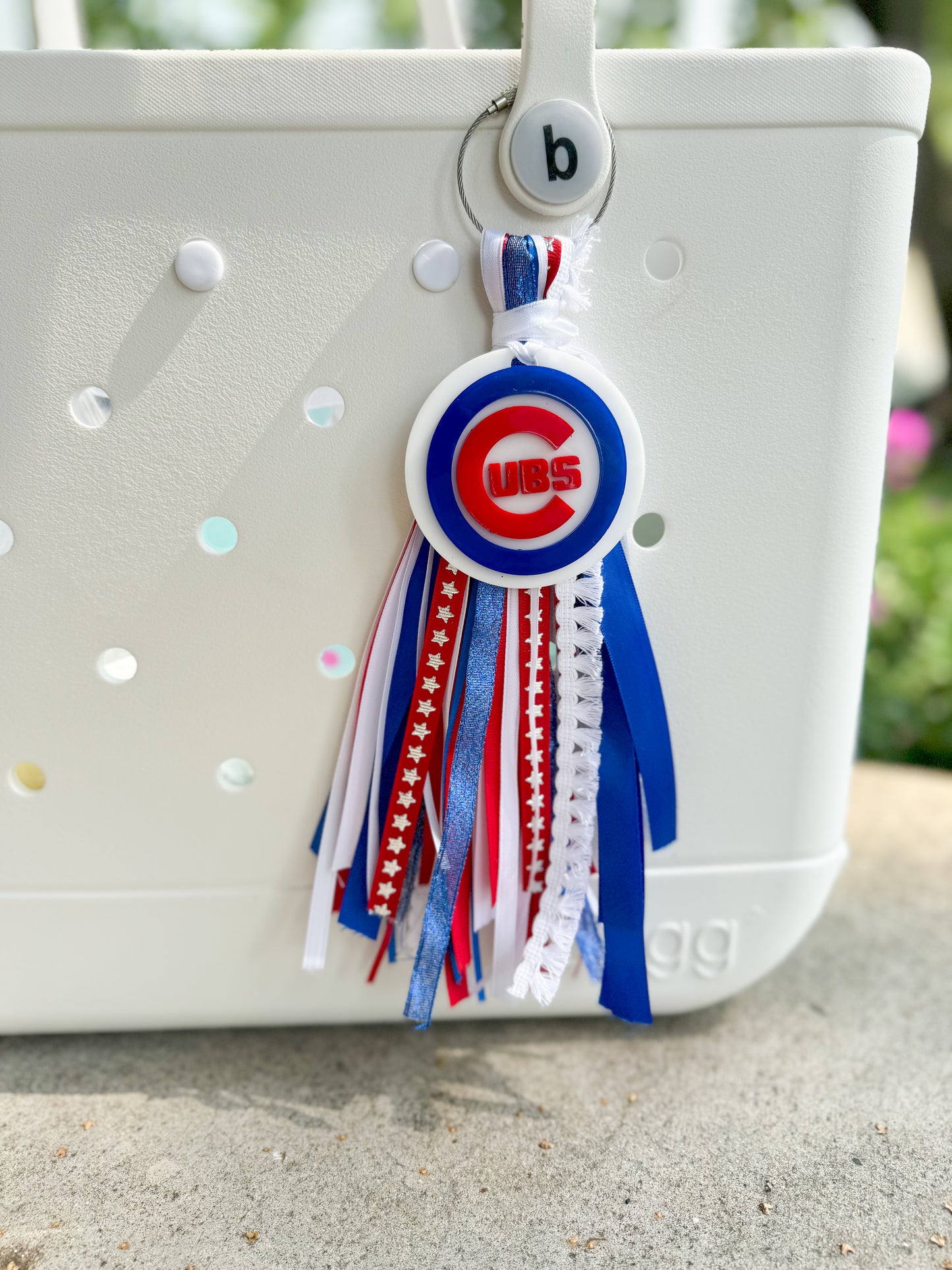 Cubs Bag Tassel & Charm