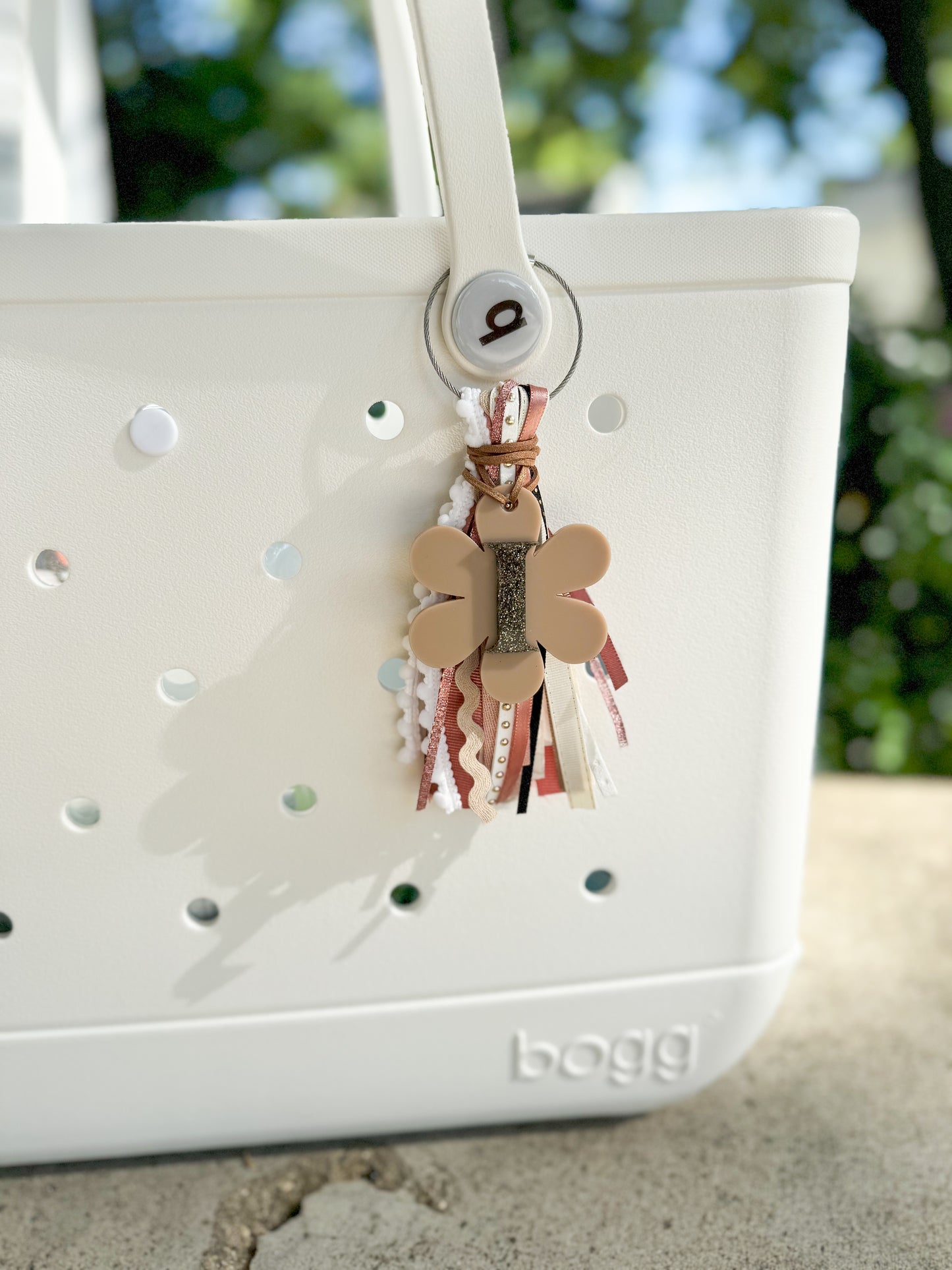 Rose Gold MINI Tassel & Charm