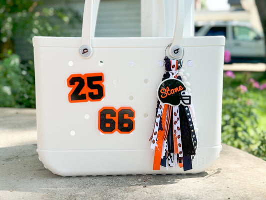 Football Tassel & Charm ONLY