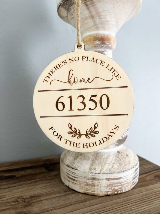 Zip Code Ornament