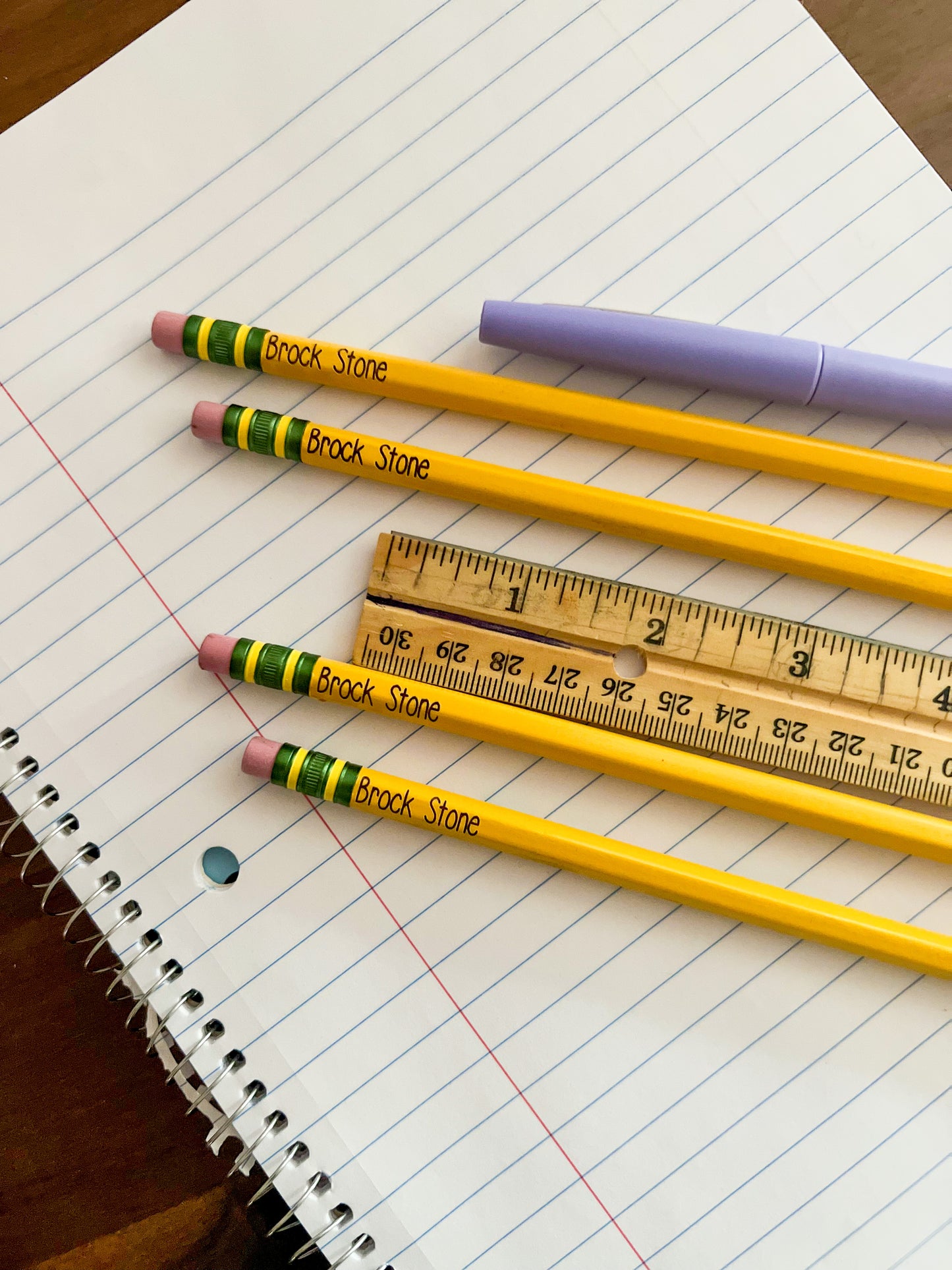 Engraved Name Pencils