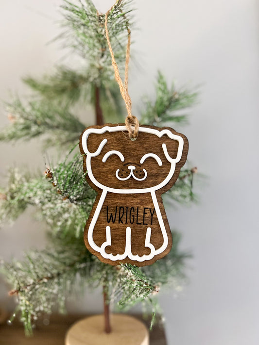 Dog or Cat Personalized Ornament